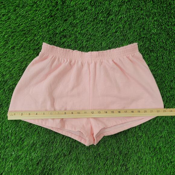 Vintage 80s Sporty Gym Shorts Womens L/XL Pink USA - Picture 8 of 13